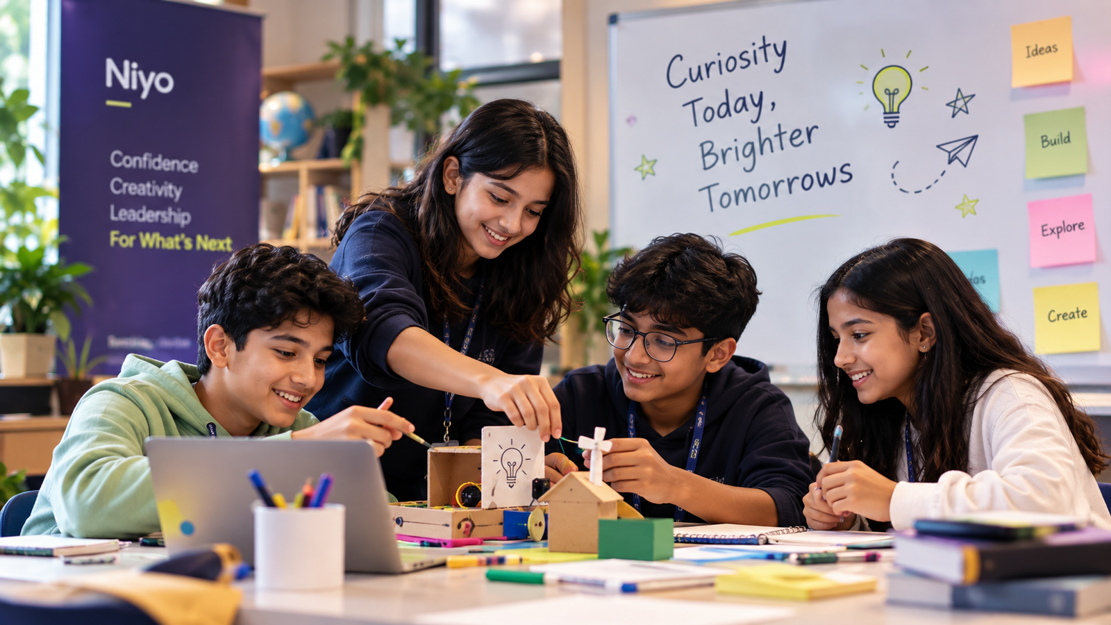 Students participating in the Niyo Explorer program